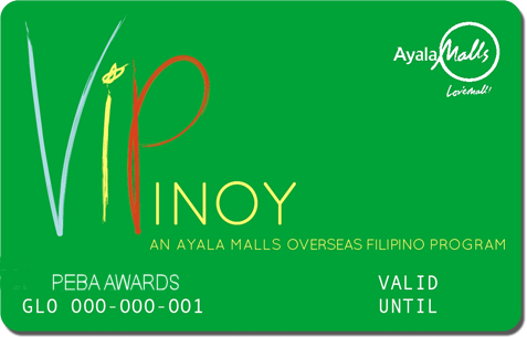 Ayala OFW VIPinoy Cards
