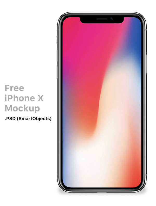 Free iPhone 8, iPhone 8 Plus and iPhone X PSD Mock-up Templates