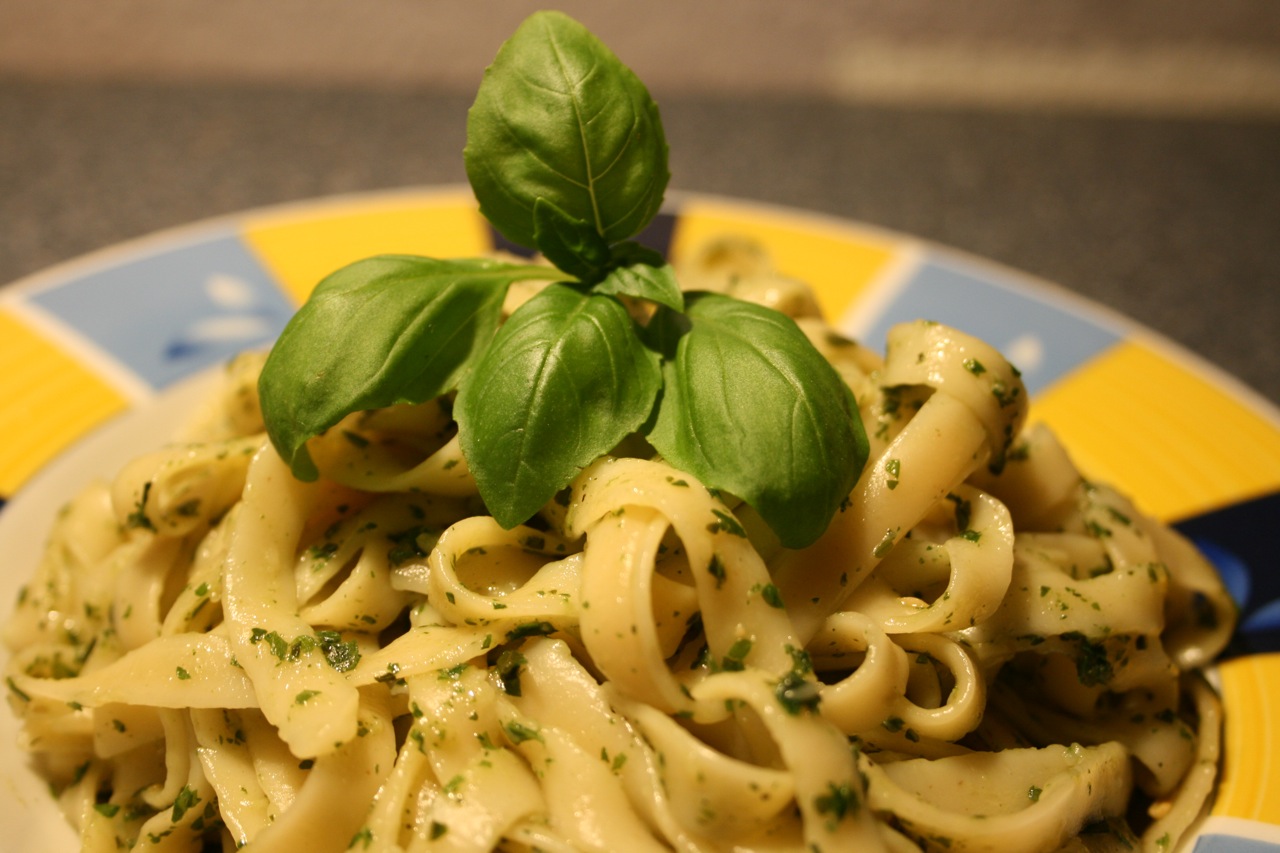 cloudy&amp;#39;s food blog: Linguine mit Pesto Genovese