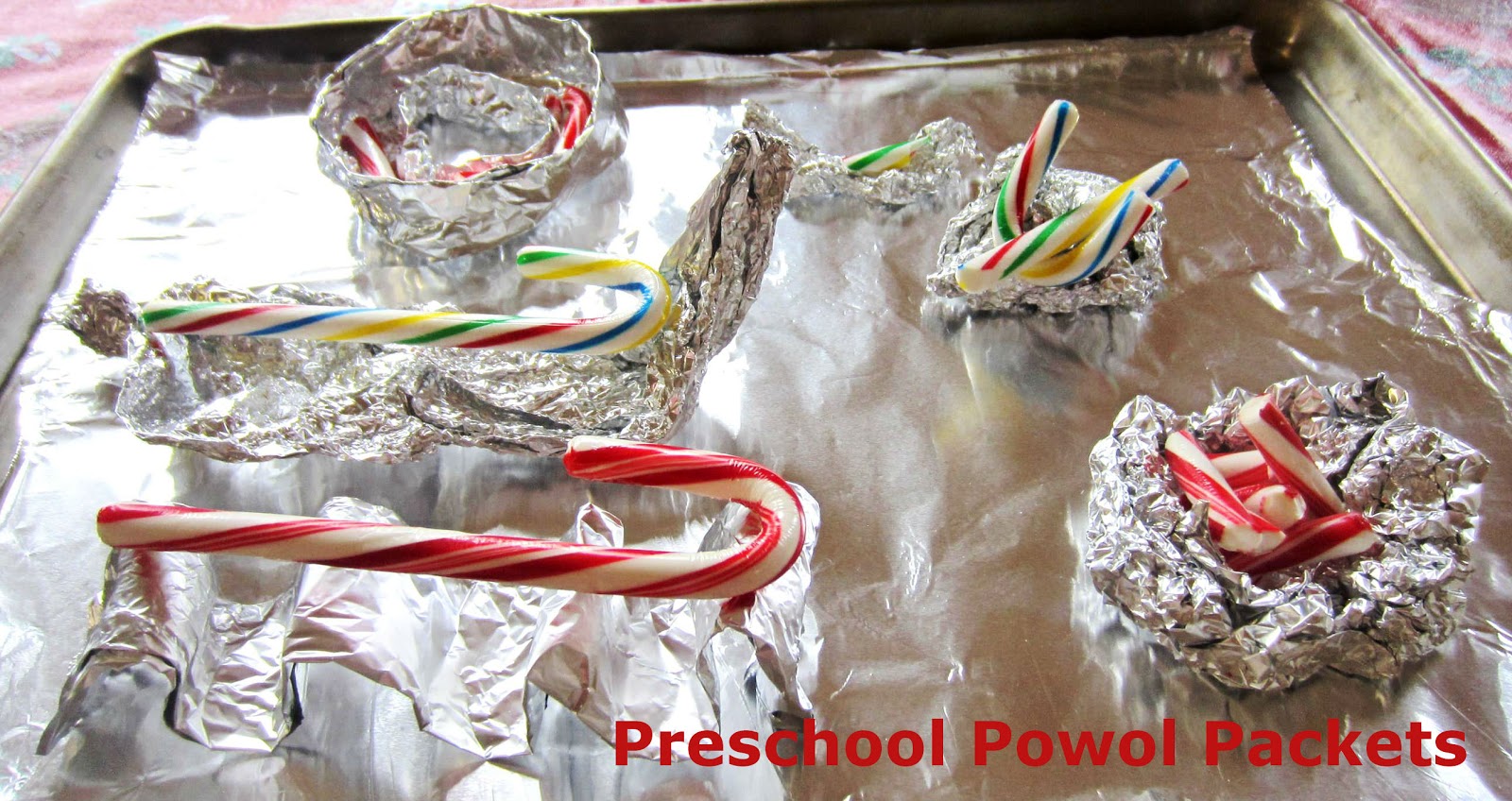Science Experiment Bend Your Candy Cane!! Preschool Powol Packets
