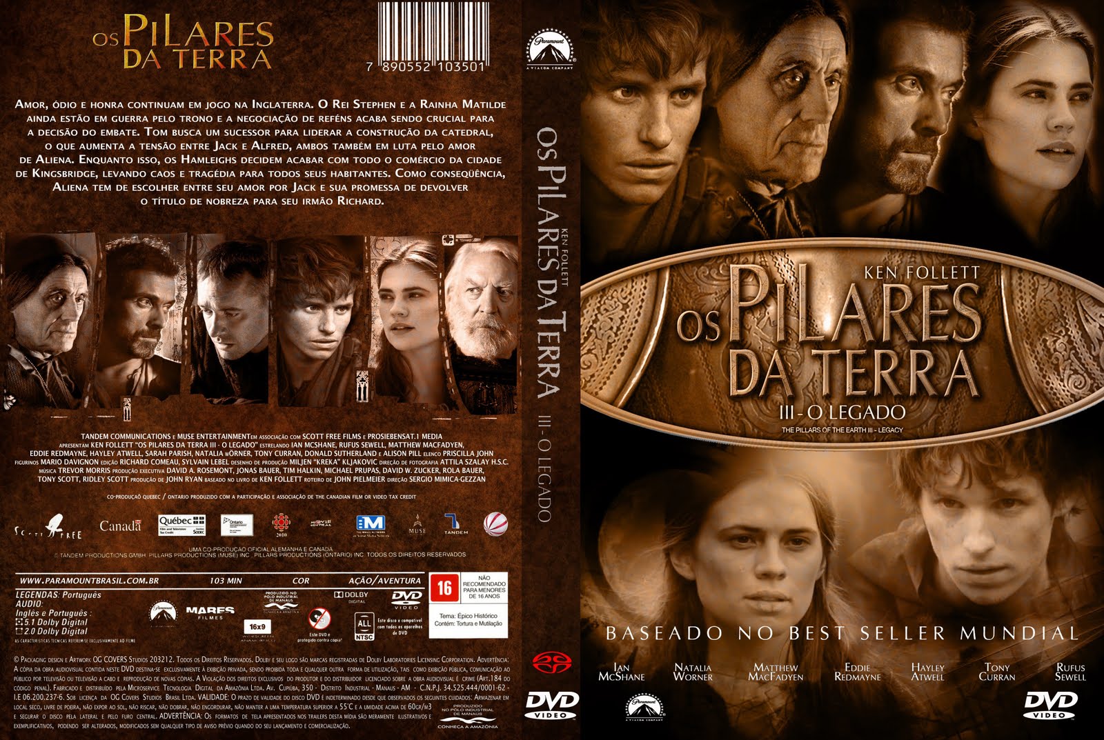 Os Pilares Da Terra 1,2,3 e