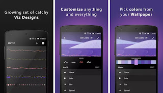 تطبيق MUVIZ Nav Bar Audio Visualizer لإضافة شريط تاثيرات الموسيقى اسفل شاشة اجهزة الاندرويد