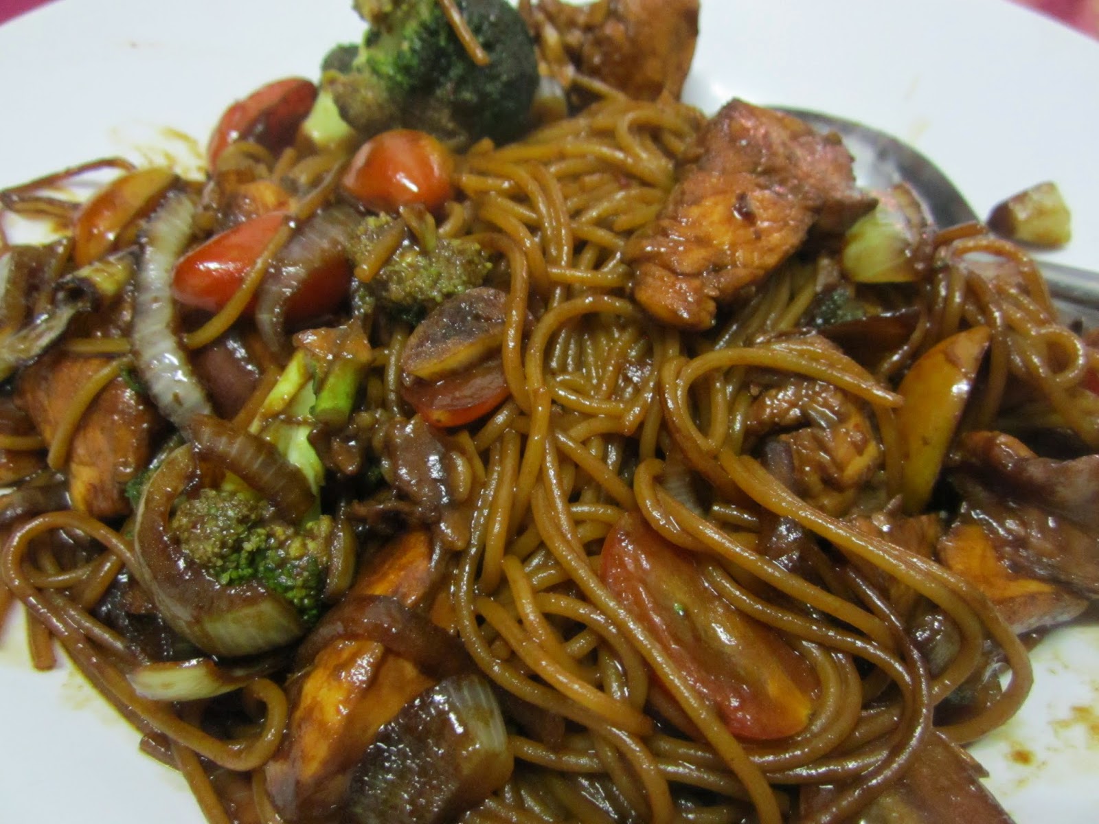 Rose' World Fried vermicelli ala Chinese