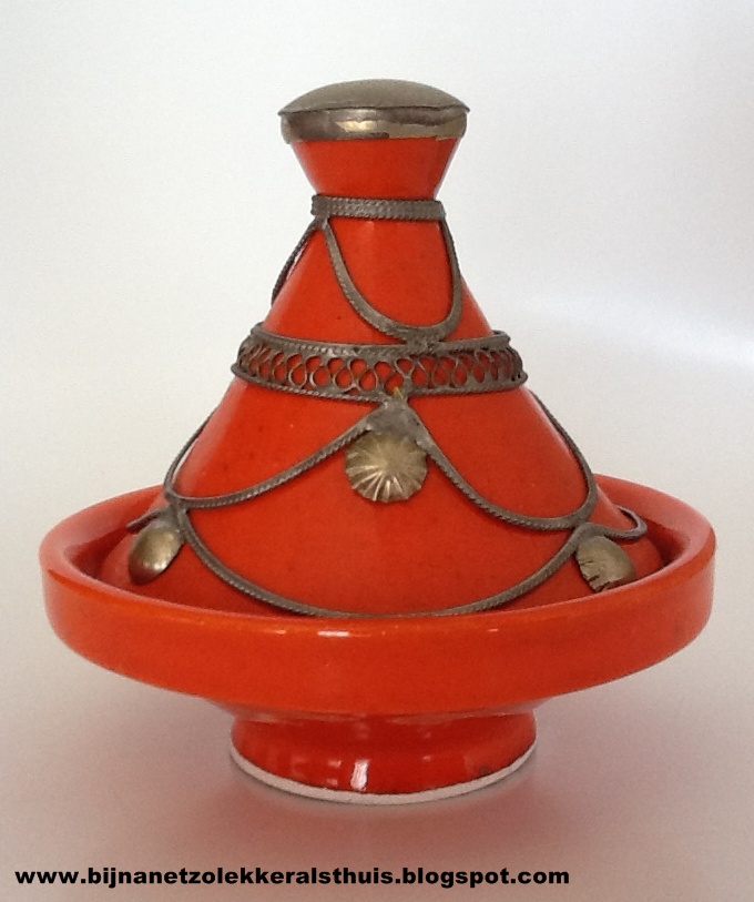 bijna net zo lekker als thuis Tajine met kip en abrikozen