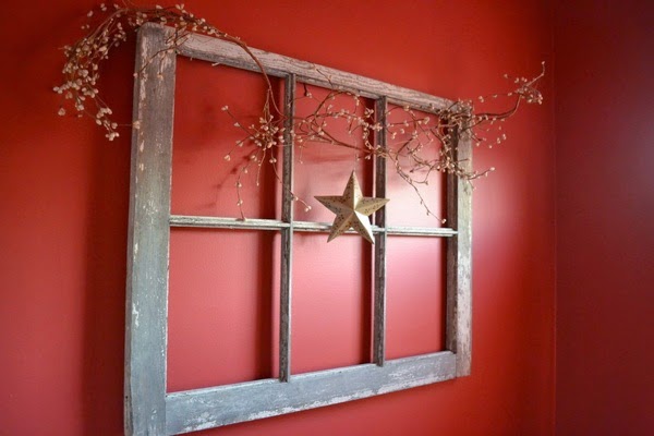 Decorate with recycled windows environments