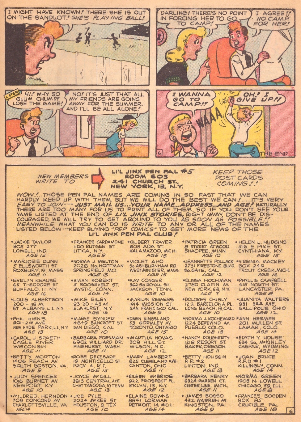 Read online Pep Comics comic -  Issue #69 - 39