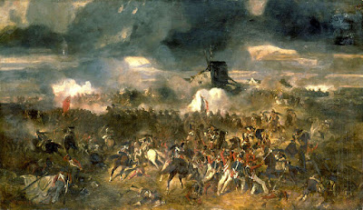 The Battle of Waterloo by Clément-Auguste Andrieux, 1852