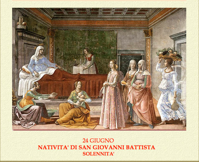 BLOG di www.maranatha.it Solennità della Natività di San Giovanni Battista In Nativitate S BLOG di www.maranatha.it Solennità della Natività di San Giovanni Battista In Nativitate S