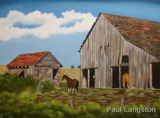 oil painting by Paul Langston