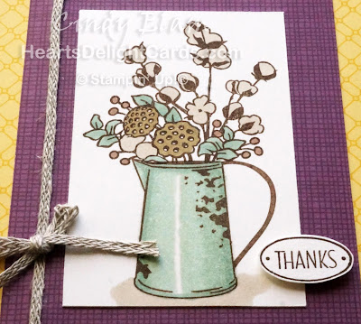 Heart's Delight Cards, Country Home, Thanks, Thank You, Stampin' Up!