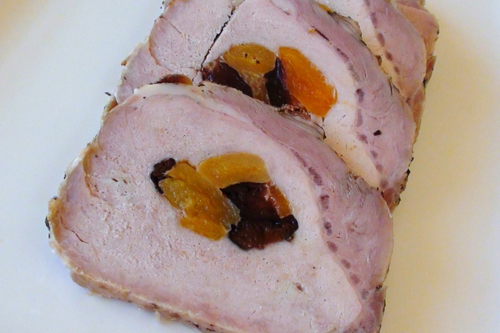 zsuzsa is in the kitchen PORK ROAST STUFFED WITH DRIED FRUIT