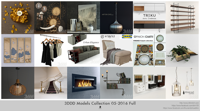 Bibliotheque Graphique 3d Max 3ddd Models Collection 05 2016 Full