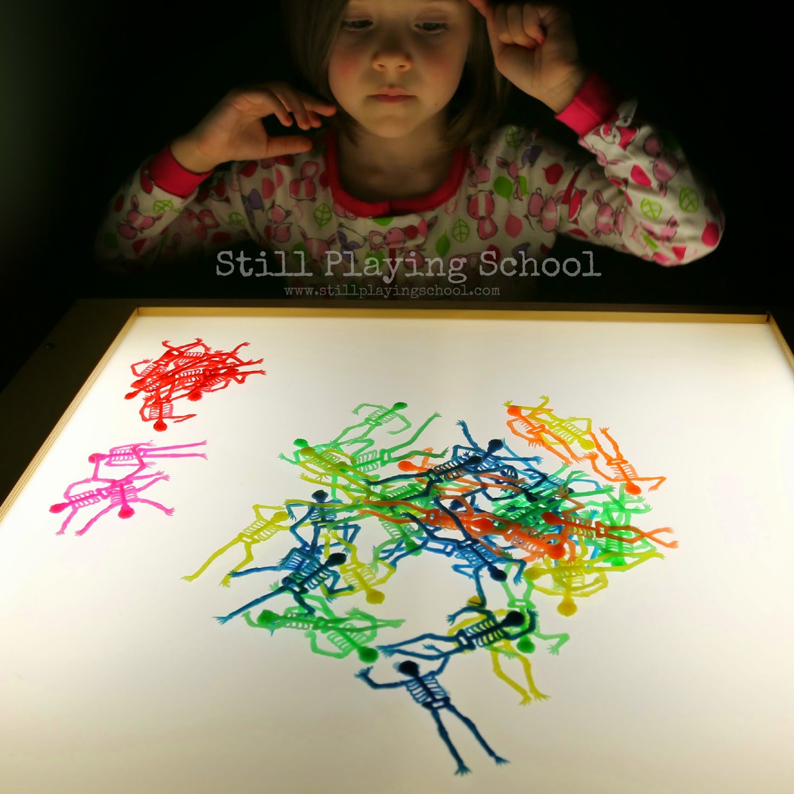 Sorting Skeletons on the Light Table Still Playing School