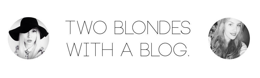 two blondes with a blog