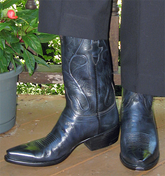 Most Common Cowboy Boot Heel Style BHD's Musings
