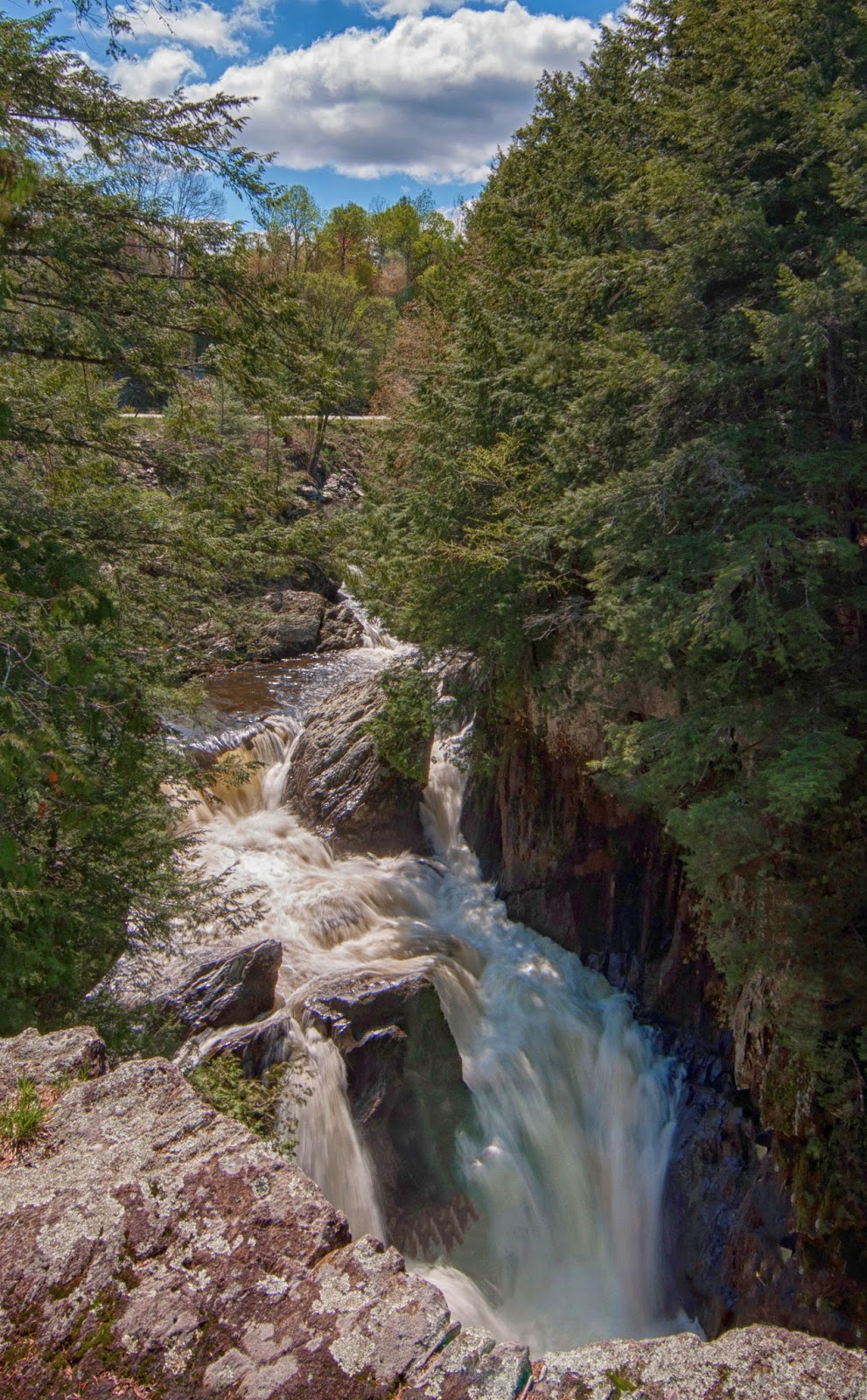 Carol's View Of New England Big Falls, Troy VT