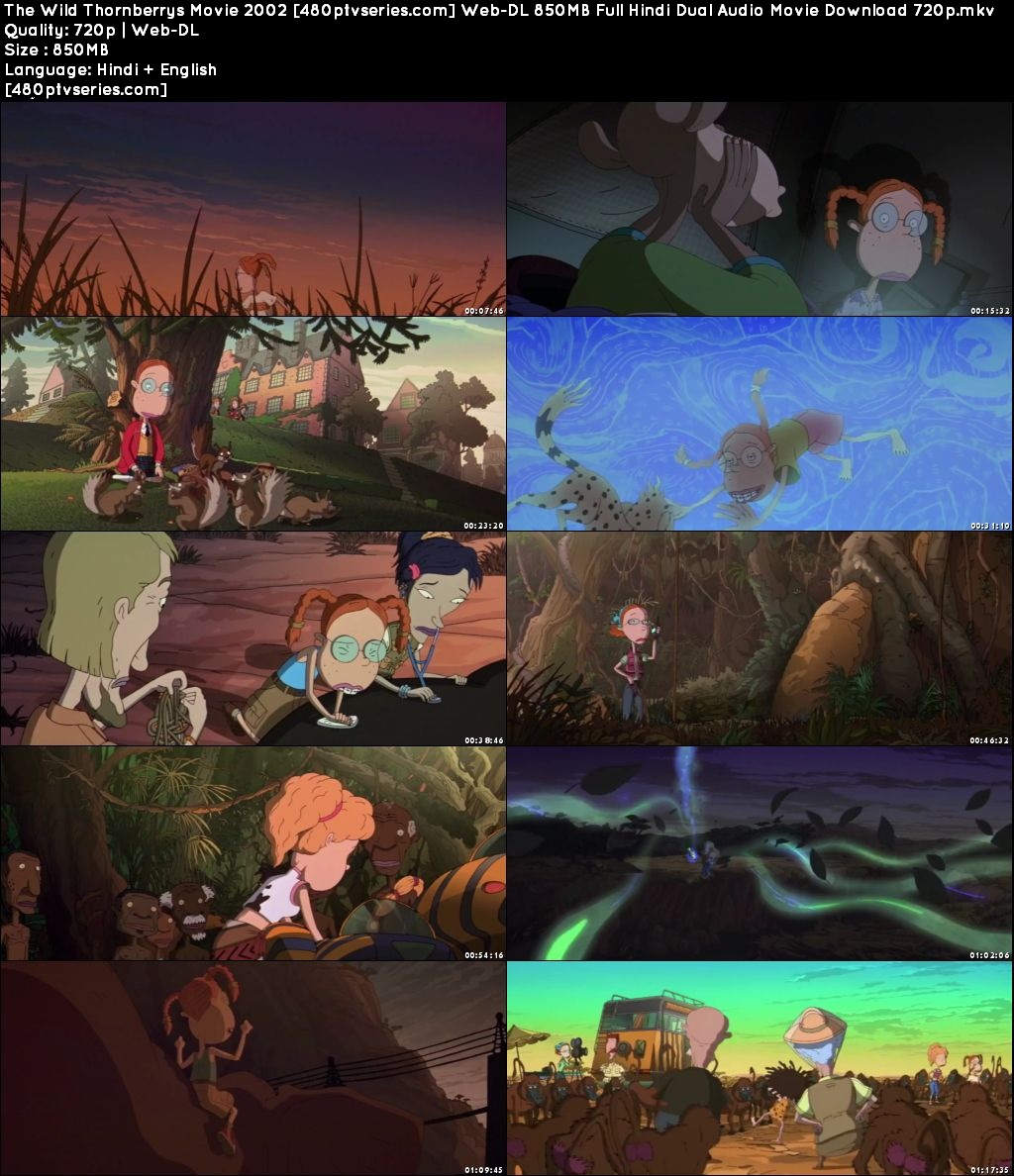 The Wild Thornberrys Movie 2002 Web-DL 850MB Full Hindi Dual Audio Movie Download 720p