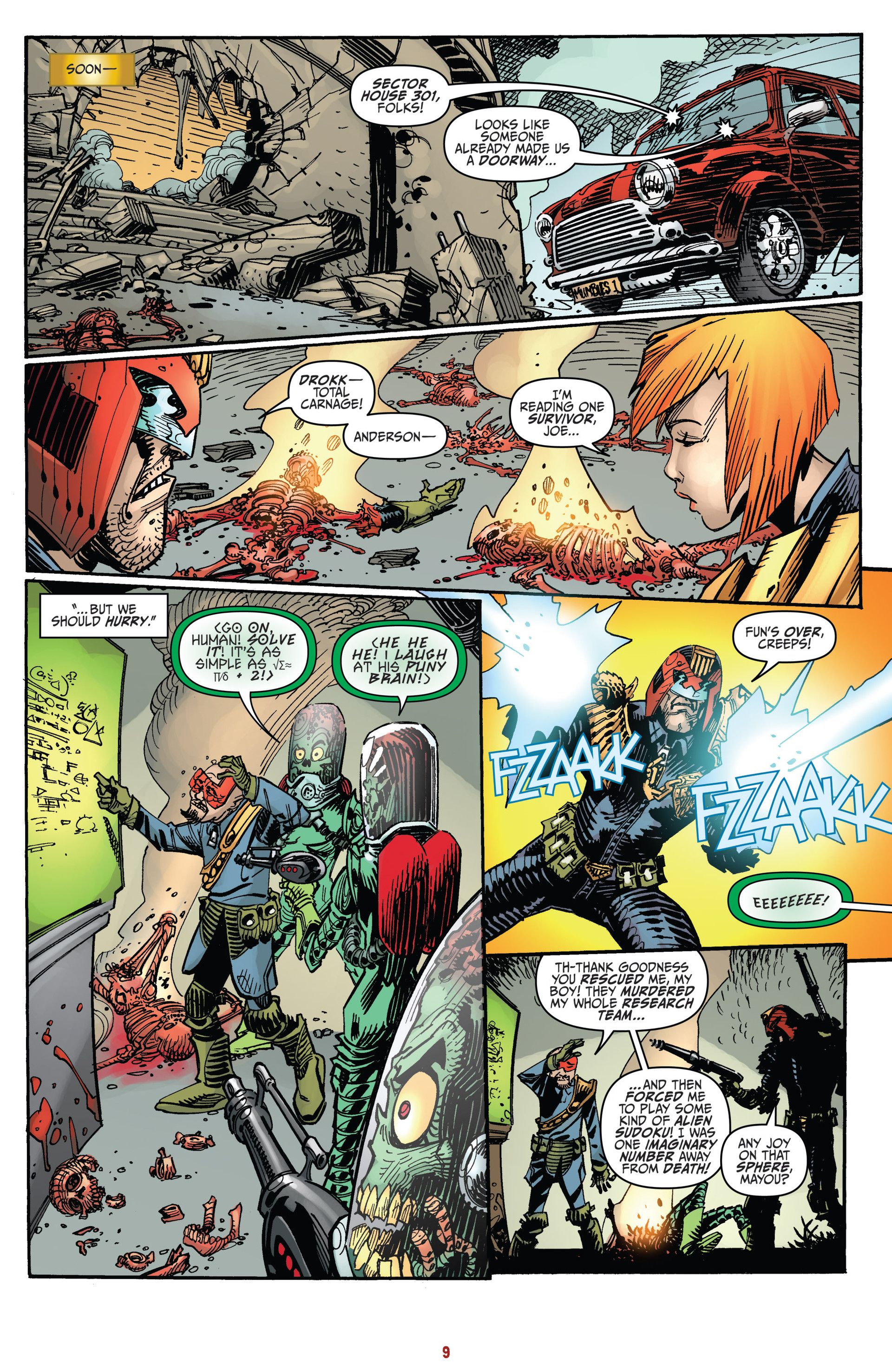 Read online Mars Attacks Judge Dredd comic -  Issue #4 - 11
