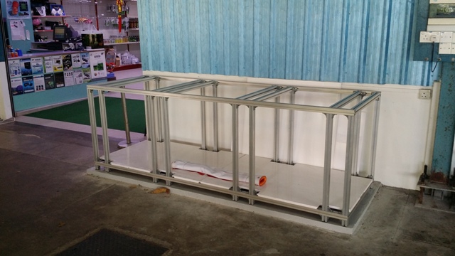 aluminum aquarium stand