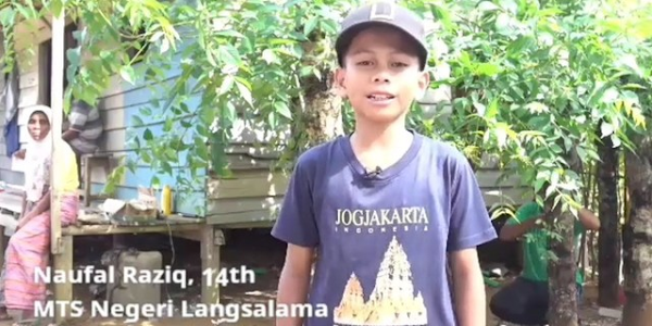 Profil Naufal Raziq - Bocah 15 Tahun Kembangkan Energi Listrik Dari
Pohon Kedondong