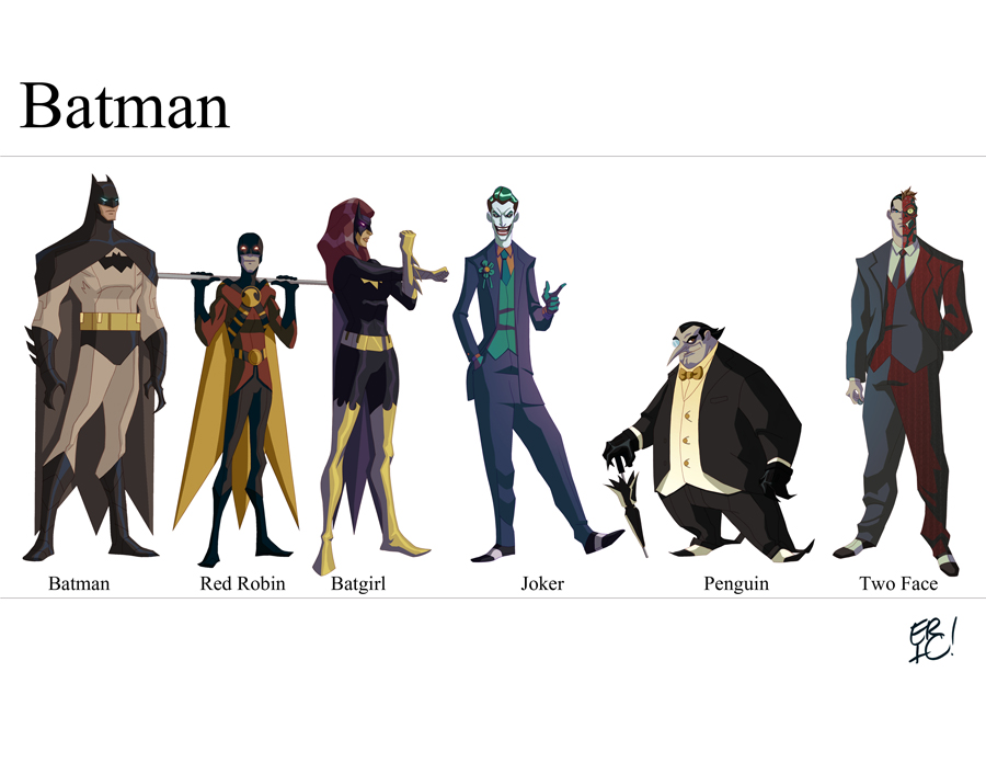 glemsom spand heroin The Art Of Eric Guzman: Batman Line Up