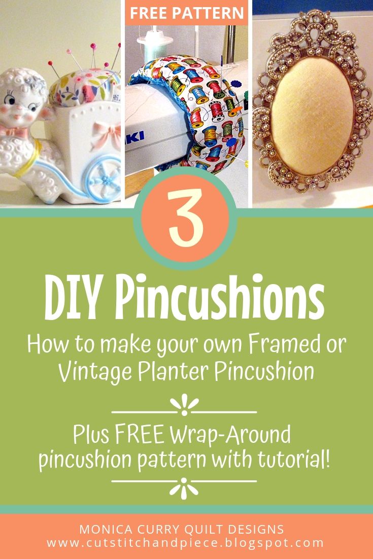 Monica Curry Quilt Designs Three Diy Pin Cushion Ideas With