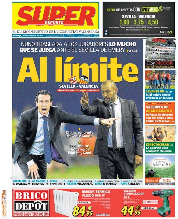 Valencia, Superdeporte: "Al límite"