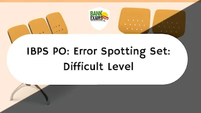 error spotting