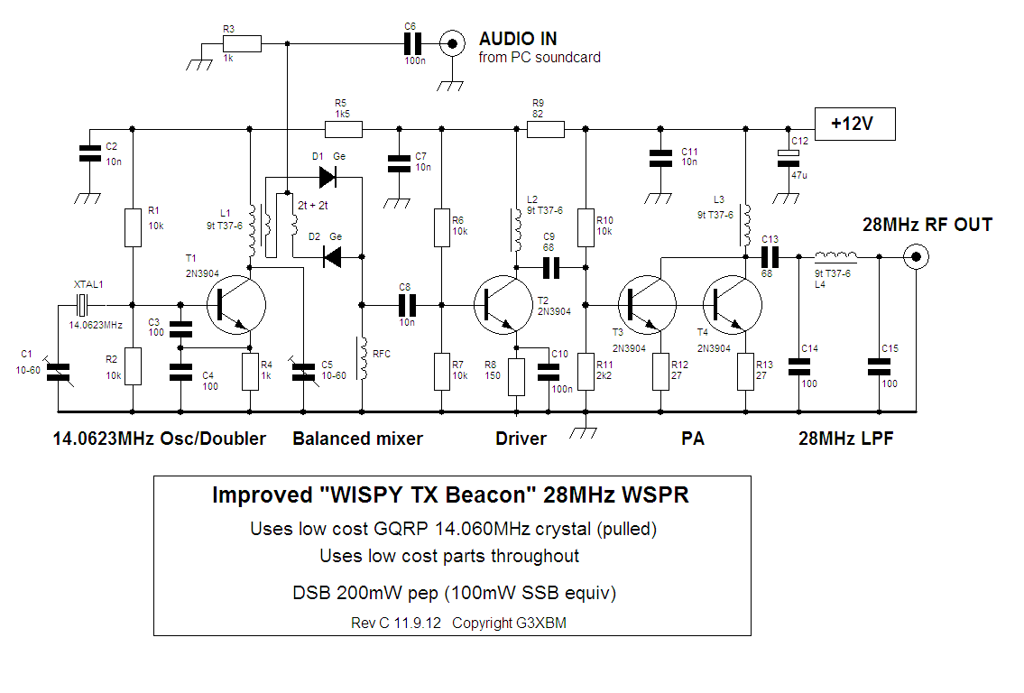 Схемы 28 мгц. Схема SSB передатчика. Схема простого SSB передатчика на 3мгц. Схема передатчика с кварцем. Ламповый SSB трансивер схема.