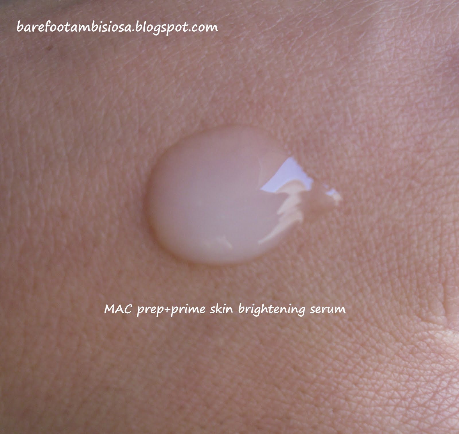 barefoot ambisiosa: MAC Prep+Prime Skin Brightening Serum