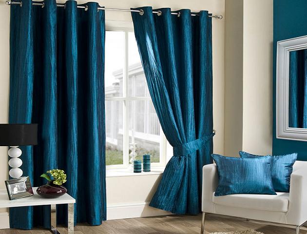 Attractive Cool Blue Combinations Curtains ~ Curtains Design