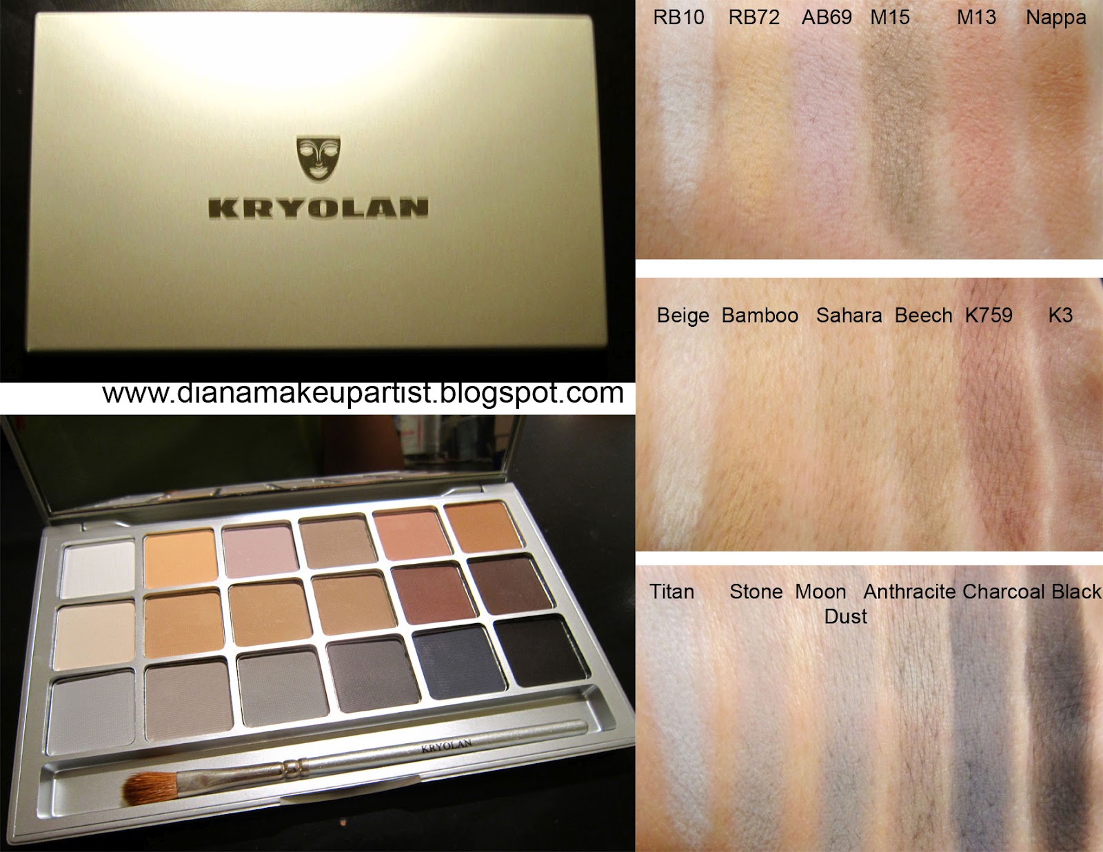 Makeup by Diana Lupulesc Kryolan V3 New Favourite Palette!