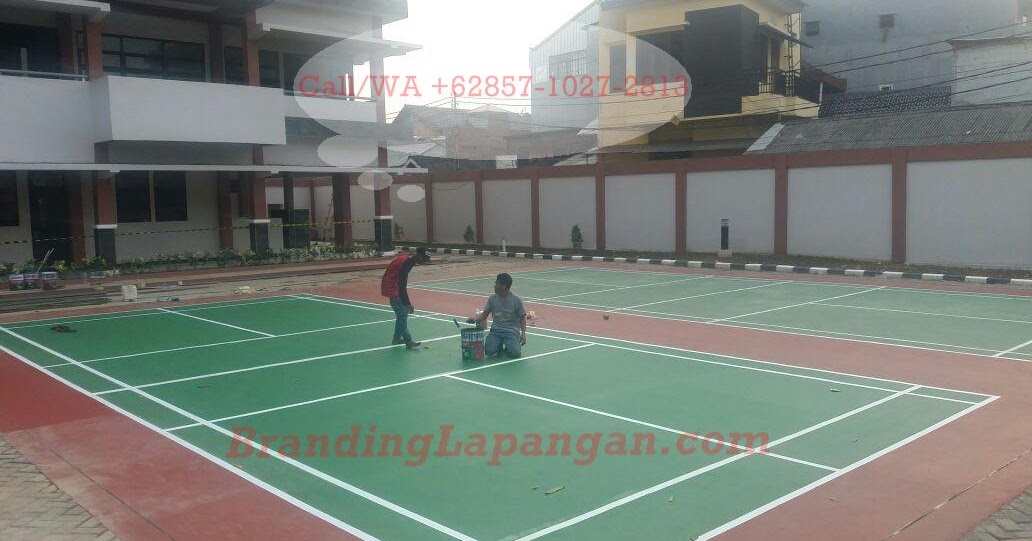 Jasa Pengecatan Lapangan Volly Wilayah Depok Branding Lapangan Basket Branding Lapangan Sekolah Branding Lapangan Futsal