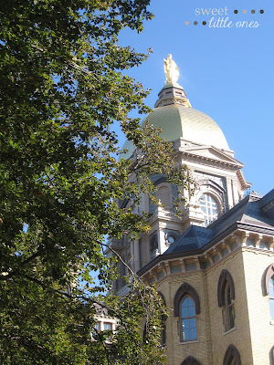 Favorite Notre Dame Football Traditions for Kids and Families - www.sweetlittleonesblog.com