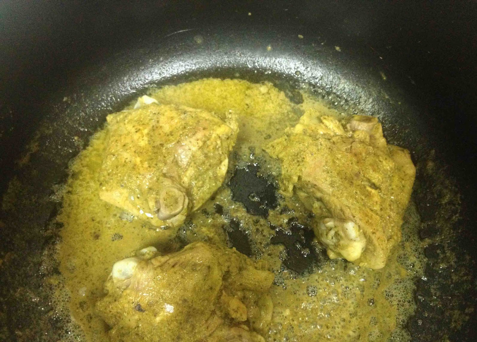GREEN CHICKEN NO ONION NO GARLIC RECIPES / OIL LESS CHICKEN THIGH RECIPES