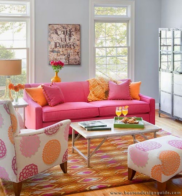 Decorating with Pink Seat