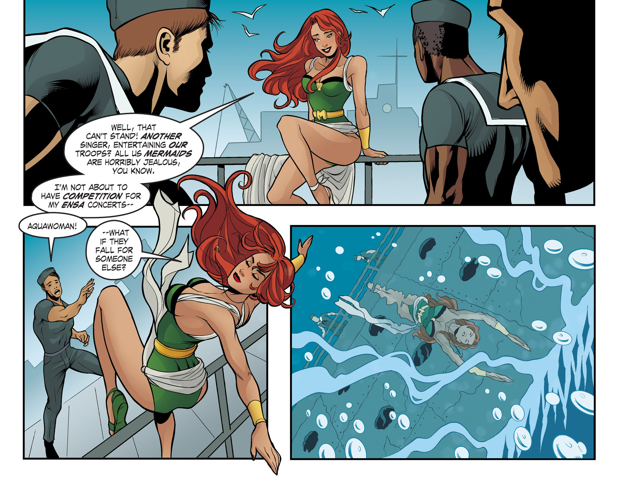 Read online DC Comics: Bombshells comic -  Issue #24 - 5