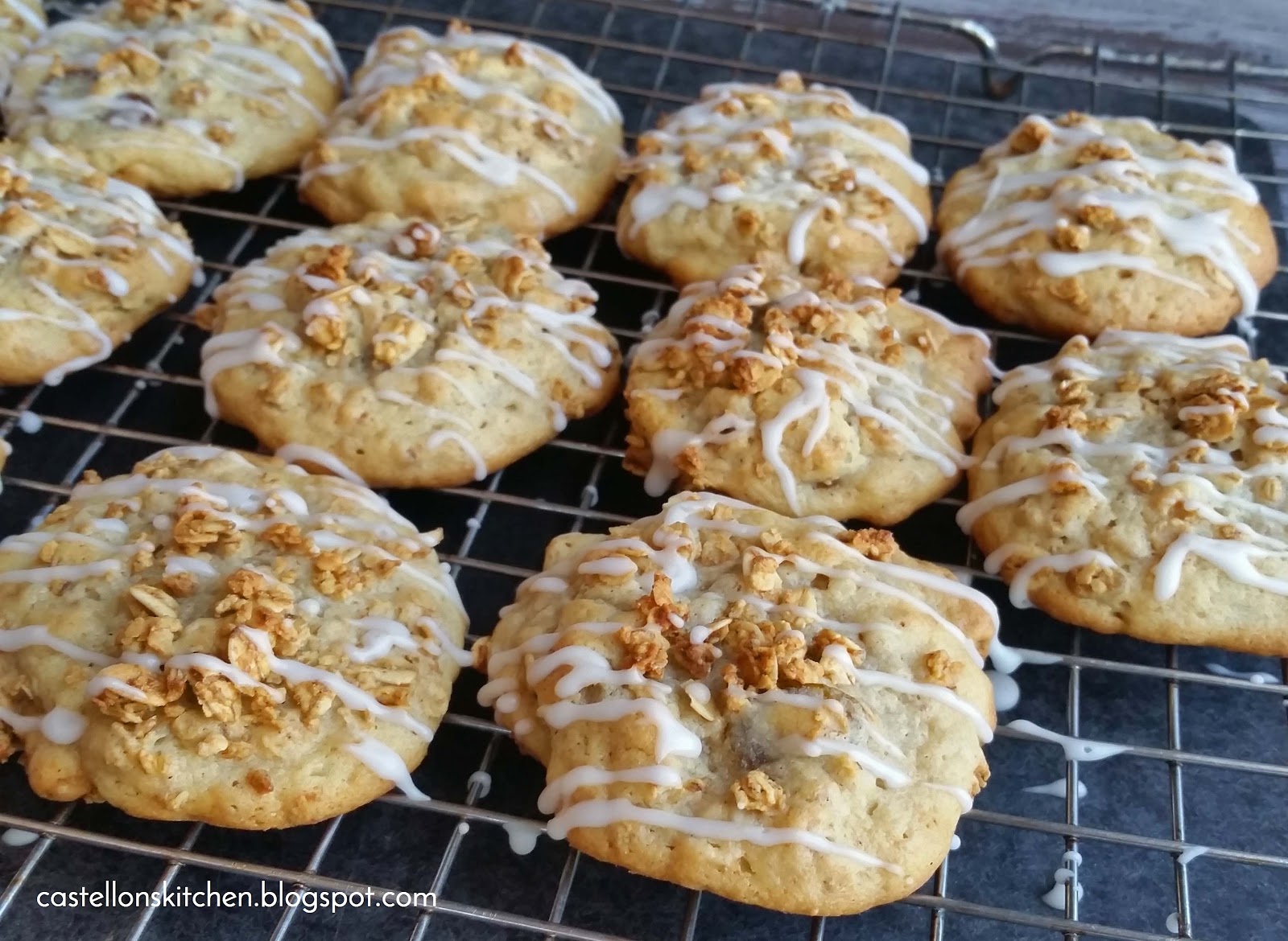 Castellon's Kitchen Sour Cream Granola Cookies