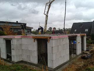 Unser Abenteuer - Hausbau 2013/2014: Beton für die Decke