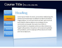 e learning course template