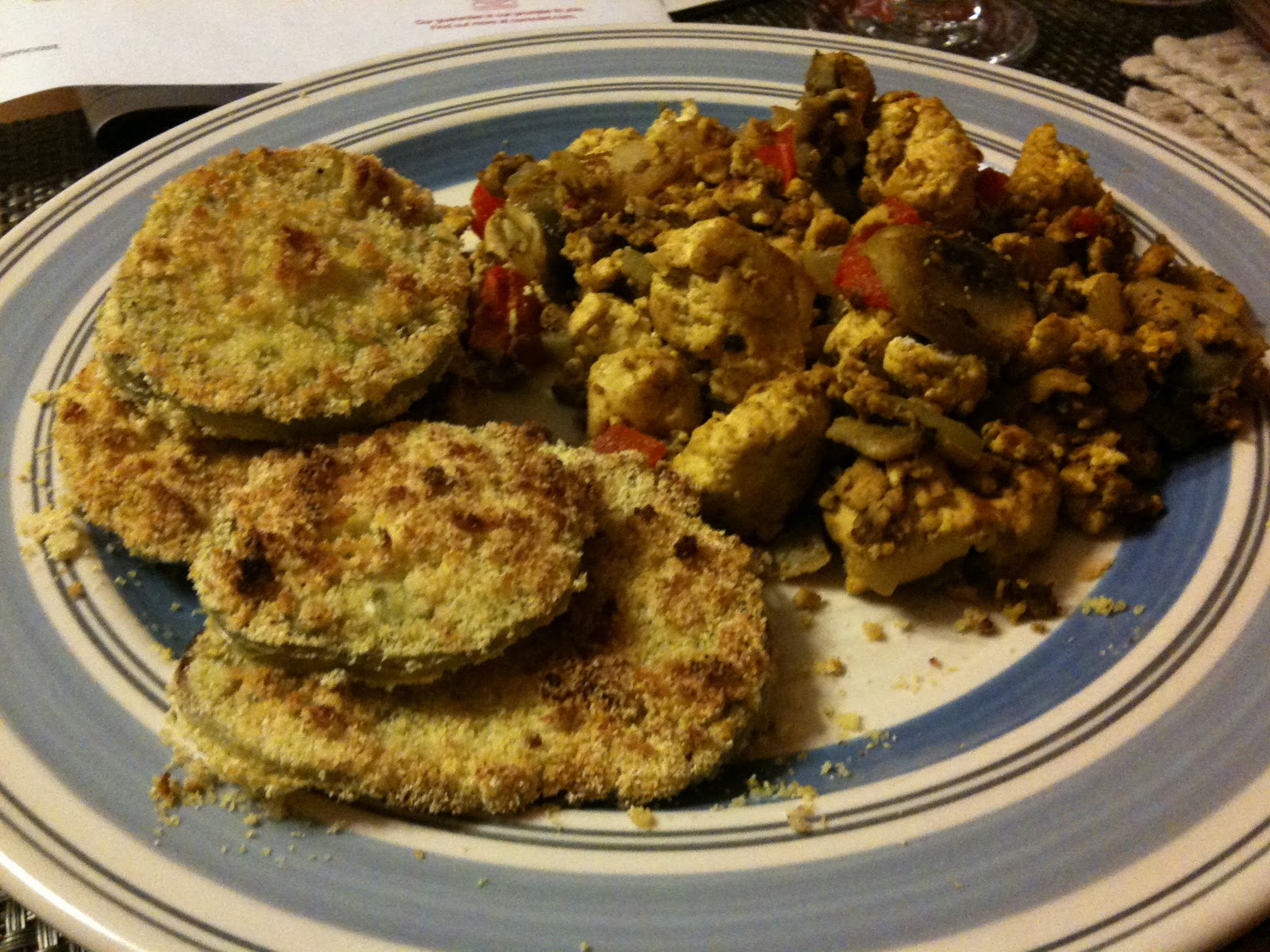 Vegan Road Runner Simple Sides Baked Green Tomatoes