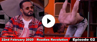 22nd Feb 2020 - Episode 2 - Roadies Revolution