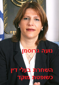 נועה גרוסמן - השחרת בעלי דין כשופטת מוקד