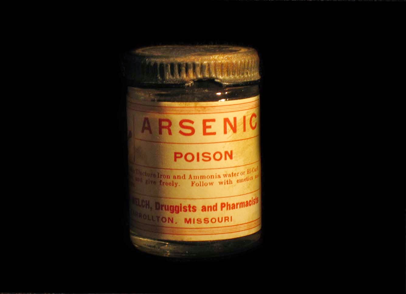 Arsenic poison bottle