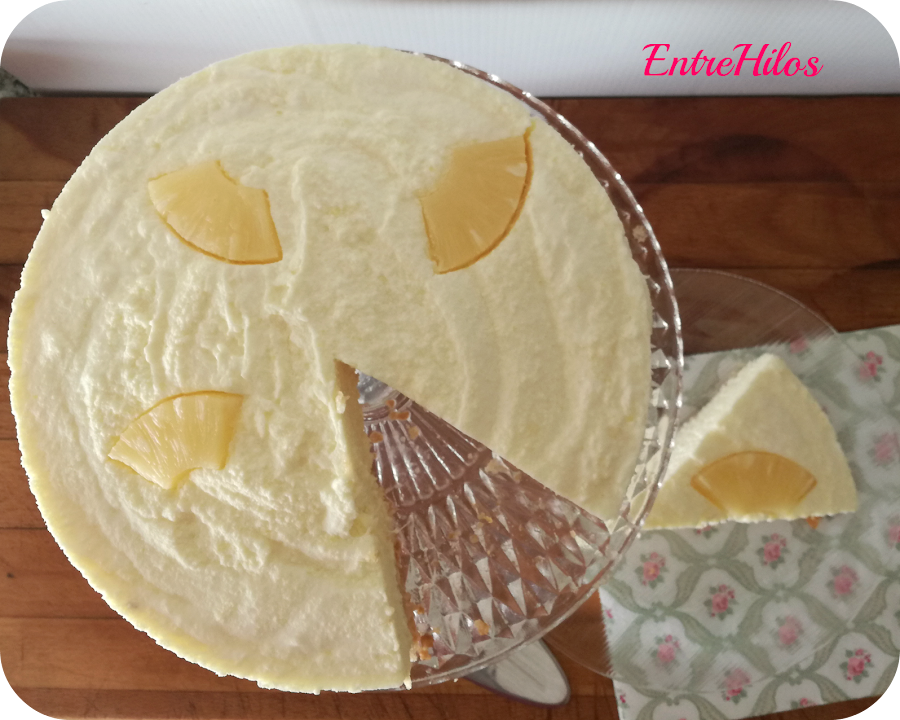 tarta fria de piña
