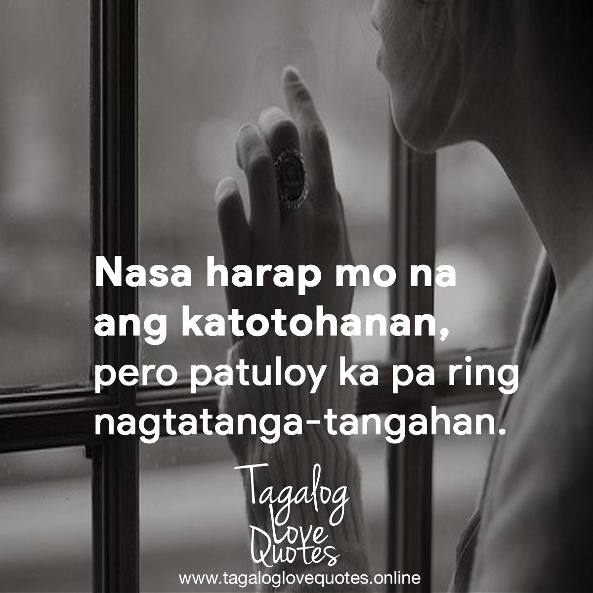 Nasa harap mo na ang katotohanan