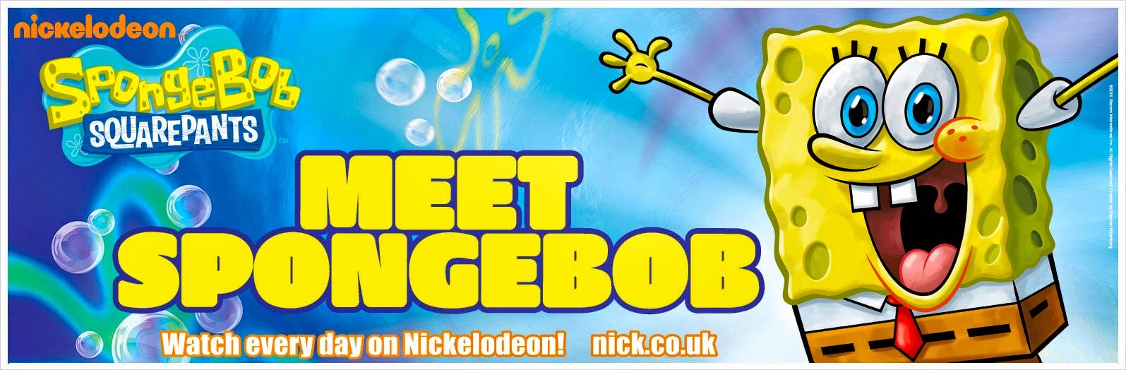 NickALive! Meet SpongeBob SquarePants At A Smyths Toys Superstore Near You