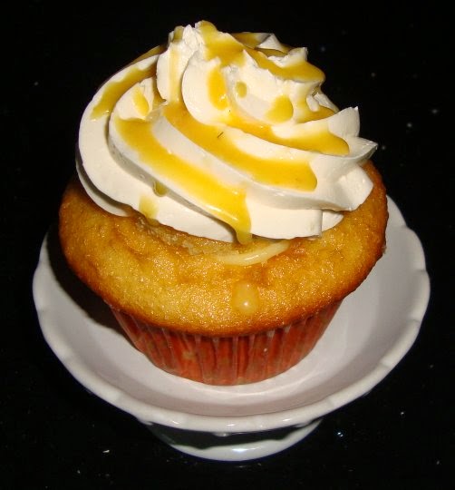 Sarah's Kitchen Coconut Passion Fruit Cupcakes