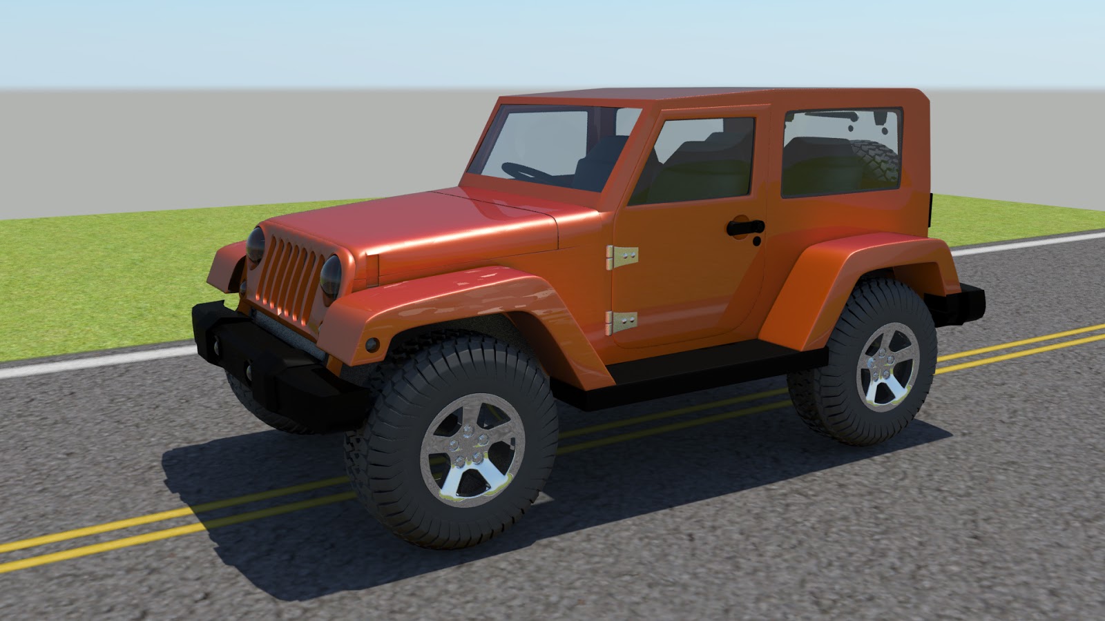 Jeep_Modeling and Texturing