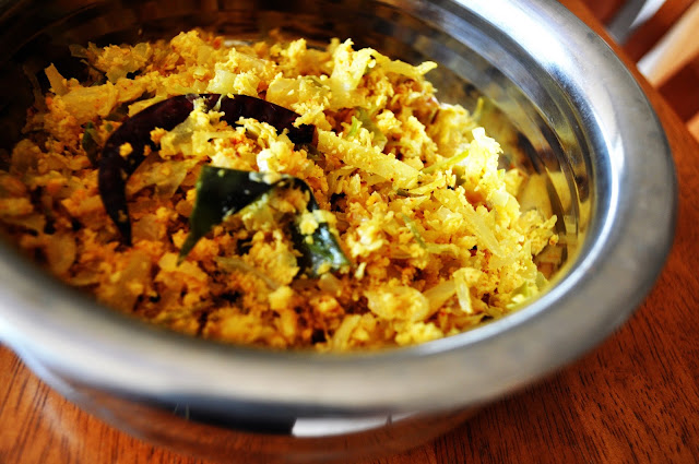 Sprinkle Some Salt Cabbage Thoran